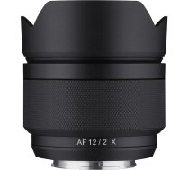 SAMYANG AF 12mm f/2.0 autofokusa APS-C kompakts īpaši platleņķa objektīvs Fujifilm X (SYIO12AF-FX) melns