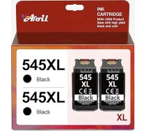 PG-545XL melnā krāsā priekš Canon printeru kasetnes 545 XL melnā krāsā, kas paredzēta Pixma MX495 TR4550 TS3350 TS3350 TS3150 TR4551 MG3050 MG2555s MX490 TS3151 MG2550s MG2950 MG2950 MG2950S MG3050 1 (2 melnas krāsas iepakojumā)