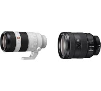 Sony FE 100-400mm f/4,5-5,6 GM OSS | Pilna kadra, superteleobjektīvs, tālummaiņas objektīvs (SEL100400GM) un FE 24-105mm f/4G OSS | Pilna formāta, standarta tālummaiņas objektīvs (SEL24105G)