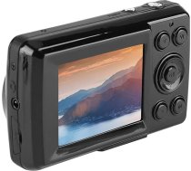 Luqeeg Bērnu digitālā kamera 720P 16MP 16X tālummaiņa HD video zibspuldze 32GB SD karte melna