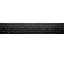 HP 450 programmējama bezvadu tastatūra, 20 pielāgojamas tastatūras, 6° slīpums, iekļauts USB uztvērējs, melna, 4R184AA