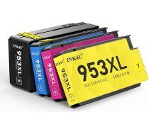 INK4U 953XL kasetnes, kas ir saderīgas ar HP 953 XL kasetnēm, kas paredzētas HP Officejet Pro 8710 8715 8740 8720 8718 7730 8728 8719 7740 7720 8730 8725 8210 8218 printerim (4 iepakojumi)