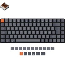 Keychron K3 Ultra Slim bezvadu mehāniskā vācu ISO DE izkārtojums zema profila optiskais brūns slēdzis ar karstu pārslēgšanu un baltu fona apgaismojumu Mac Windows spēļu tastatūrai