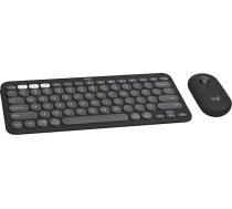 Logitech Pebble 2 Combo - ASV QWERTY izkārtojums, grafīts