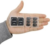 6 iepakojumu Micro SD kartes 64GB U3 V30 A1 10. klases | 4K video droniem, autokamerām un Android ierīcēm | IP65 ūdensizturība (64GBX6)