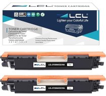 LCL atjaunots toneris 126A 130A CE310A CF350A CE310AD CF350AD (2 melni) Saderīgs ar HP Color Laserjet Pro MFP M176 M176FN M177 M177FW M176n