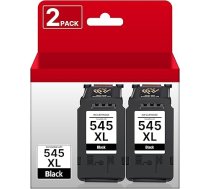 PG-545XL 545 XL melnā krāsā, kas saderīga ar Canon 545 545 545XL PG 545 PG545 PG545 PG545XL priekš Canon MX495 kasetnēm TR4550 TR4650 TS3450 TS3150 TR4551 TS3151 MG2555s MX444 90 (545 XL melnā krāsā, 2 gab.)
