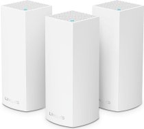Linksys Velop Whole Home Mesh Wi-Fi System (3 komplekti) Velop Whole Home Mesh Wi-Fi System (3 komplekti), 867 Mbit/s, IEEE 802.11ac, 1000 Mbit/s, 256-QAM, lietotne, 4000 MB