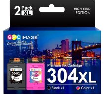GPC IMAGE 304XL atjaunotas kasetnes, kas ir saderīgas ar HP 304 printeru kasetnēm 304 XL Multipack priekš Deskjet 2630 3750 2620 2622 3700 3720 3735 Envy 5020 5030 5010 5000 5032 (1 1 krāsa)