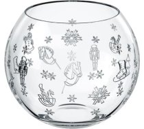 Villeroy & Boch - Toy's Delight caurspīdīgs tējas svecīšu turētājs, piemērots mazgāšanai trauku mazgājamā mašīnā, Ziemassvētki, laterna, Ziemassvētku dekorācija galda, plaukta vai palodzes rotāšanai, tējas svecīšu turētājs Ziemass