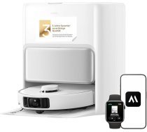 Mova P50 Pro Ultra putekļsūcējs robots ar slotiņu, 19 000 Pa, 75 °C pašattīrojoša karstā ūdens slotiņa ar izvelkamu sānu suku, LDS navigācija, + RGB AI+LED šķēršļu apgāšana, automātiska iztukšošana/pildīšana