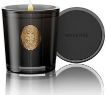 M&SENSE Oud Wood aromātiskā sveces, 260 g aromātiskās sveces stikla traukā, dabīgā sojas sveces, 55 stundu degšanas laiks, Ziemassvētku sveces dāvanas vīriešiem un sievietēm