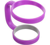 BESTonZON alus krūzes rokturis, nerūsējošais tērauds, neslīdošs, regulējams ceļojuma krūzes rokturis, violets, 850 ml