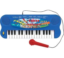 Lexibook, Paw Patrol K703PA elektroniskā klaviatūra ar mikrofonu, 32 taustiņu klavieres, mikrofons dziedāšanai, 22 demo dziesmas, darbojas ar baterijām, zils/sarkans