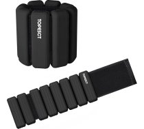 TOPESCT regulējami roku svari – 2 gab. komplekts (katrs 0,5 kg) | Pārnēsājami roku un potīšu svari jogai, dejai, barre, pilates, kardio, aerobikai, iešanai