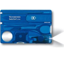 Victorinox kabatas nazis Swiss Card Lite (13 funkcijas, LED gaisma, palielināmais stikls) zils caurspīdīgs