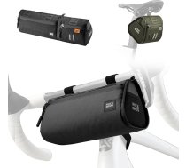 ROCKBROS 4-in-1 velosoma – noņemama stūres soma, rāmja soma, sēdekļa soma un plecu soma, ūdensizturīga un izturīga, velosoma, universāla lietošanai ar šosejas velosipēdu, MTB, grants velosipēdu un ikdienas lietošanai
