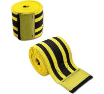 1 pāris neslīdošas ceļgalu bandāžas skriešanai un sportam, elastīgas, regulējamas, ar siksnām, ceļgalu aizsargi