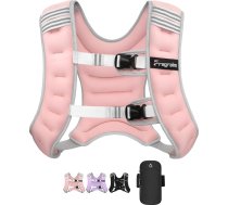 Fragraim svara veste vīriešiem un sievietēm – 6 kg/8 kg/10 kg/12 kg/16 kg svara veste ar atstarojošām strīpām, noņemamu tālruņa kabatu, ideāli piemērota pastaigām, spēka treniņiem, skriešanai, treniņiem