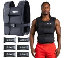 Elite Sports svara veste treniņiem, vingrošanai, skriešanai, maratona sagatavošanai, izturības uzlabošanai, svara zaudēšanai un spēka treniņiem ar atstarojošu dizainu