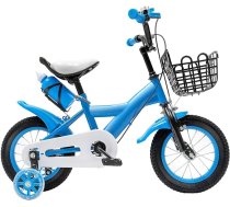 Bērnu velosipēds 12 collas Uzlabots bērnu velosipēds 2–4 gadus vecām meitenēm un zēniem Augstuma regulējams bērnu velosipēds ar stabilizatoriem un grozu