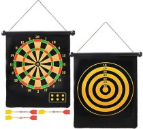 Dart Board Magnetic, magnētiskais dartu dēlis bērniem | Party Play Game Indoor Outdoor | Magnētiskais dartu dēlis divpusējs galda spēle bērniem un pieaugušajiem iekštelpās un āra apstākļos