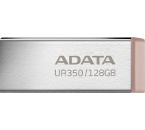 Flash zibatmiņas diskdzinis ur350 128gb usb3.2 gen1 metal brūns