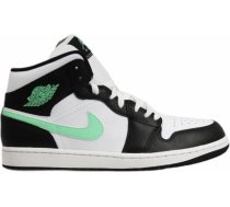Vīriešu sporta apavi Air Jordan 1 Mid Green Glow White - DQ8426-103 / 45