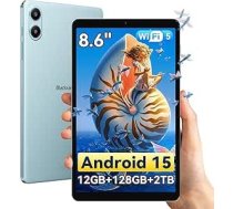 Blackview Link2 8 collu planšetdators Android 15, 1340 x 800 displejs, mini planšetdators spēlēm, 12GB RAM + 128GB ROM/1TB TF, Gemini AI 2.0, Face ID, Widevine L1/5G WiFi/5000mAh/8MP+5MP/GPS/OTG/OTA/Bluetooth 5.0