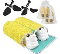 Liela 2-in-1 apavu mazgāšanas soma veļas mašīna: 2 putekļu necaurlaidīgas apavu somas Sneaker Washing Bag veļas mazgājamā mašīna Zip Lock 40 x 33 x 20 cm.