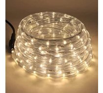 4 m LED gaismas caurule ārā, 36 LEDs/m 220 V iekštelpu silti balta LED fluorescējoša caurule, manuāla 8 funkciju režīma ārējā LED gaisma Ūdensizturīga gaismas caurule Ziemassvētku svinību dekorēšanai