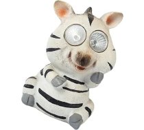 UKCOCO Solar Zebra Gartenleuchte Solarleuchte Solarbetrieben Zebra Statue für Außenbereich Garten Dekoration Rasen Terrasse LED Landschaftslampe