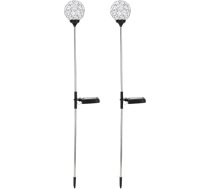 Yctze Farbwechselnde Solar-Gartenleuchten - IP65 Wasserdichte LED-Lampe für, Rasen, Hof und Balkon - Romantische Dekorative Beleuchtung für Festivals, 2er-Pack