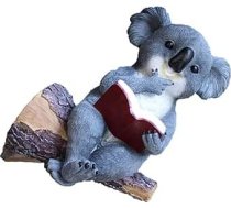 Lurrose Koala saules gaismas no sveķiem dārza apdare dārza terasei āra LED ainavu apgaismojums saules enerģijas siltā baltā krāsā pagalmam zālienam Villa