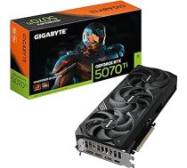 Gigabyte GeForce RTX 5070 Ti WINDFORCE OC SFF 16G Grafiskā karte - 16GB GDDR7, 256 bitu, PCI-E 5.0, 2497 MHz Core Clock, 3 x DP 2.1a, 1 x HDMI 2.1b, NVIDIA DLSS 4, GV-N507TWF3OC-16GD