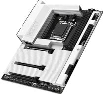 NZXT N7 B850 - AMD B850 AM5 ATX spēļu pamatplate Ryzen 9000/8000/7000 - 16+2+1+1, DDR5, 3X M.2, PCIe 5.0, Wi-Fi 6E, 2,5 GbE, USB 4 - M.2 NVME ar ātrās atbrīvošanas funkciju - Balta - Pilns vāks