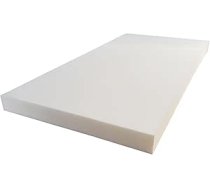 All4All Putuplasta plāksne 90 x 200 x 12 - Putas - Matracis vidēji ciets T25 - Putu matracis - Putu spilvens - Spilvens - Balts - Dažādi izmēri