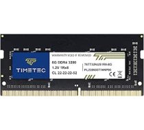 Timetec 8GB DDR4 3200MHz (vai 2933MHz vai 2666MHz) PC4-25600 Non-ECC Unbuffered 1.2V CL22 1Rx8 Single Rank 260 Pin SODIMM atmiņas jauninājums klēpjdatoriem, piezīmjdatoriem un datoriem