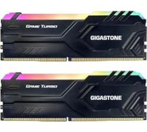 RGB DDR4 RAM: GIGASTONE Game Turbo 16GB Kit (2x8GB) DDR4 3200MHz PC4-25600 CL16-18-18-40 Intel XMP 2.0 AMD Ryzen 1.35V UDIMM 288Pin Non-ECC Unbuffered Desktop High Performance Memory Black