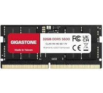 【DDR5 RAM】GIGASTONE 32GB DDR5 5600MHz PC5-44800 CL 46-46-46-90 1.1V SODIMM 262Pin Non-ECC Unbuffered portatīvo datoru augstas veiktspējas atmiņas atjaunināšana