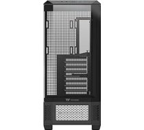 Thermaltake View 600 TG Full Tower PC korpuss melns (E-ATX/ATX/mATX/mini-ITX) | Slēpto savienotāju atbalsts | 4 x rūdīts stikls | Rotējoši PCIe slots | Radiators līdz 420 mm | USB-C 3.2 Gen2