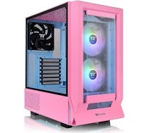 Thermaltake Ceres 350 MX Bubble Pink, ATX Midi-Tower, 2 priekšējie paneļi (rūdīts stikls/plākšņu siets), slēpto savienotāju atbalsts, 2 x 140 mm ARGB, USB-C, klusa gaisa plūsma