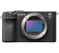 Sony Alpha 7C II pilna kadra sistēmas kamera - 33 MP, reāllaika automātiskā fokusēšana, 10 kadru sekundes ātrums, 4K video, slīps skārienjūtīgais ekrāns, kompakta un viegla (melna)