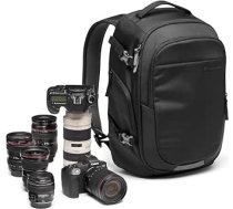 Manfrotto Advanced Fast III profesionāla kameras mugursoma bezspoguļa kamerām ar objektīviem un klēpjdatoram ar maināmiem polsterētiem sadalītājiem, sānu piekļuvi, statīva stiprinājumu