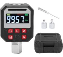 Garosa 1/2 collu digitālais griezes momenta adapteris no 0 līdz 135 Nm Cr V tērauda griezes momenta atslēgas pārveidotājs ar LCD ekrānu 9 iepriekš iestatītas grupas 500 datu glabāšana automobiļu apkopei