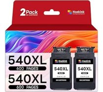 PG-540XL Multipack 540XL 540XL 540 XL kasetnes saderīgas ar Canon 540 kasetnes saderīgas ar Canon Pixma TS5150 MG3650s TS5151 MG3600 TS5100 MG3650 MX475 MG425 (2 melnas)