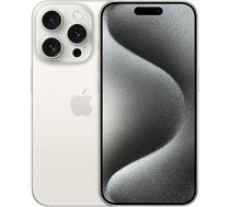 Apple iPhone 15 Pro 128 GB - Titāna balta (Atjaunots)