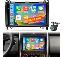 4+128GB Android auto radio Mercedes Benz A/B/V klasei un Sprinter Vito Viano, bezvadu CarPlay Android auto, WiFi GPS navigācija Bluetooth USB Touchscreen radio + atpakaļgaitas kamera