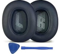 JBL E65 (E65BT E65BTNC)/Live 650 (650NC 650BTNC)/Live 660 (660NC 660BTNC)/Duet NC austiņu austiņu austiņu austiņu spilventiņi Mīkstas ādas ausu spilventiņi Trokšņus izolējošas putas zilas krāsas
