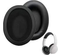 1 Paar Ersatz-Ohrpolster aus Protein-Leder, Kopfhörer-Zubehör, saderīgs ar Kingston HyperX Cloud II/Cloud 2/Cloud 2/Cloud III/Cloud 3 (schwarz)